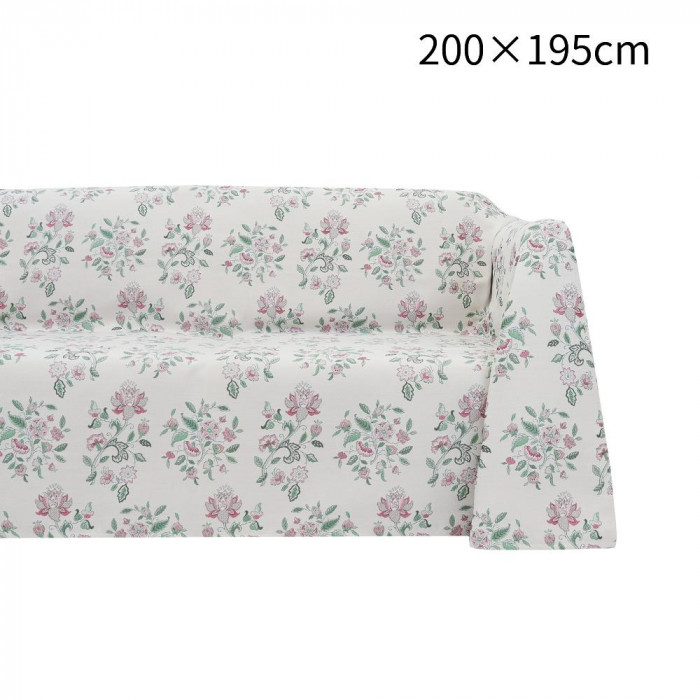 川島織物セルコン ミントン ハドンホール マルチカバー 200×195cm HV1220S P ピンク